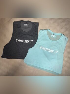 Gymshark Training Drop Arm Crop Mesh Tanks
~Both XS